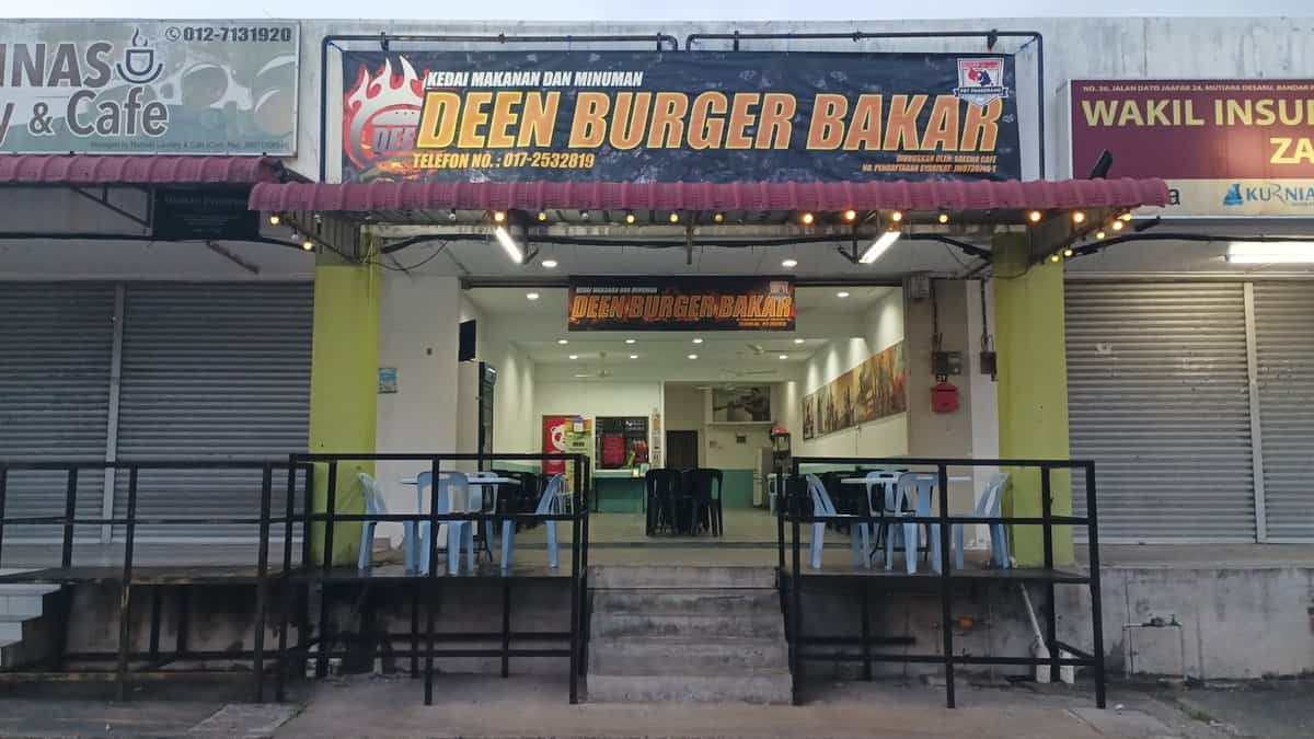Deen Burger Bakar Desaru Kedai Makan Desaru
