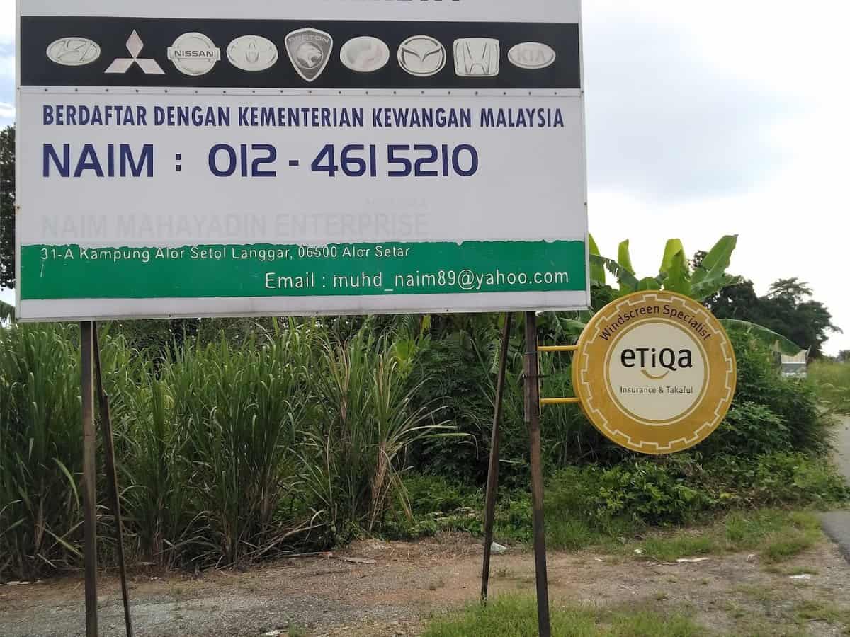 NAIM PAKAR CERMIN KERETA Kedai Cermin Kereta Kedah