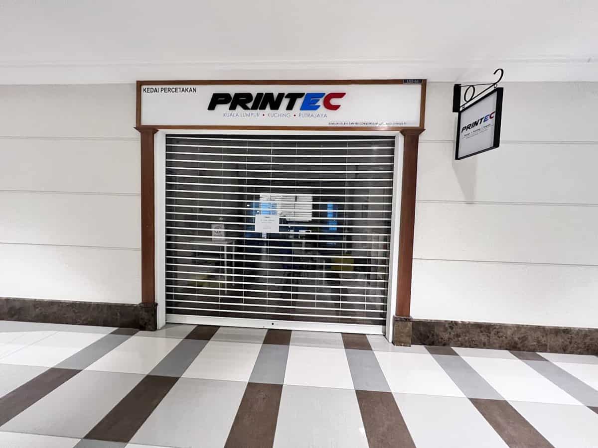 Printec Putrajaya Kedai Printing Putrajaya