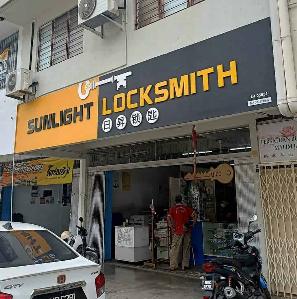 Sunlight Locksmith Kedai Kunci Melaka